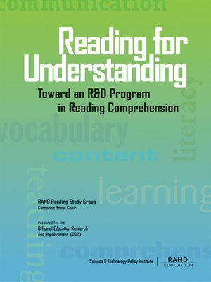 cover image of Reading for Understanding